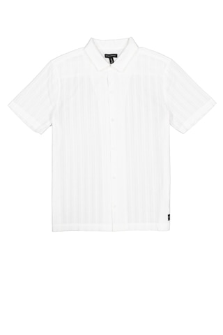 Silver Chemise tonale à manches courtes pour hommes