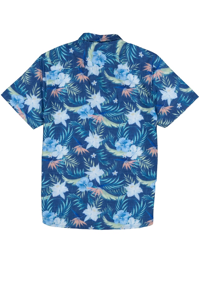 Silver Men's Short Sleeve All Over Print Shirt