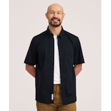 Denver Hayes Men's Short Sleeve Casual Sport Shirt Front_Flat