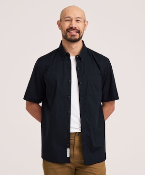 Denver Hayes Men's Short Sleeve Casual Sport Shirt