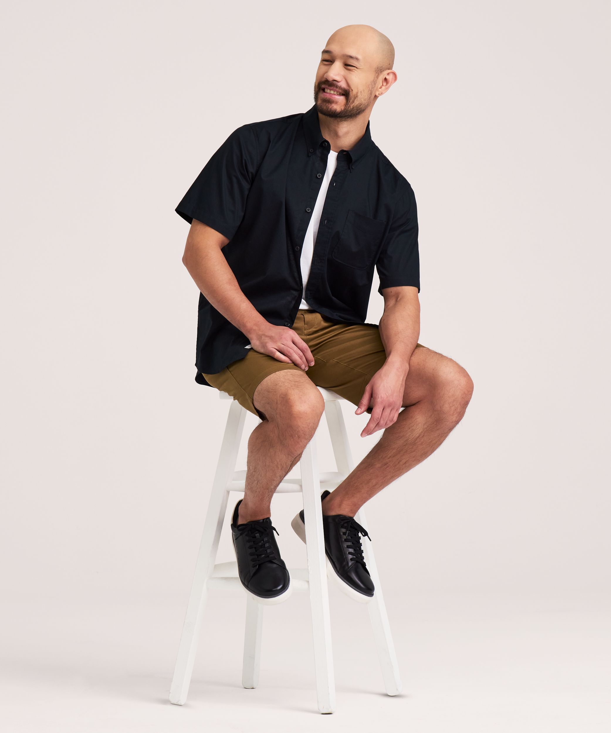 Chemise de sport de performance décontractée à manches longues pour hommes, Denver Hayes