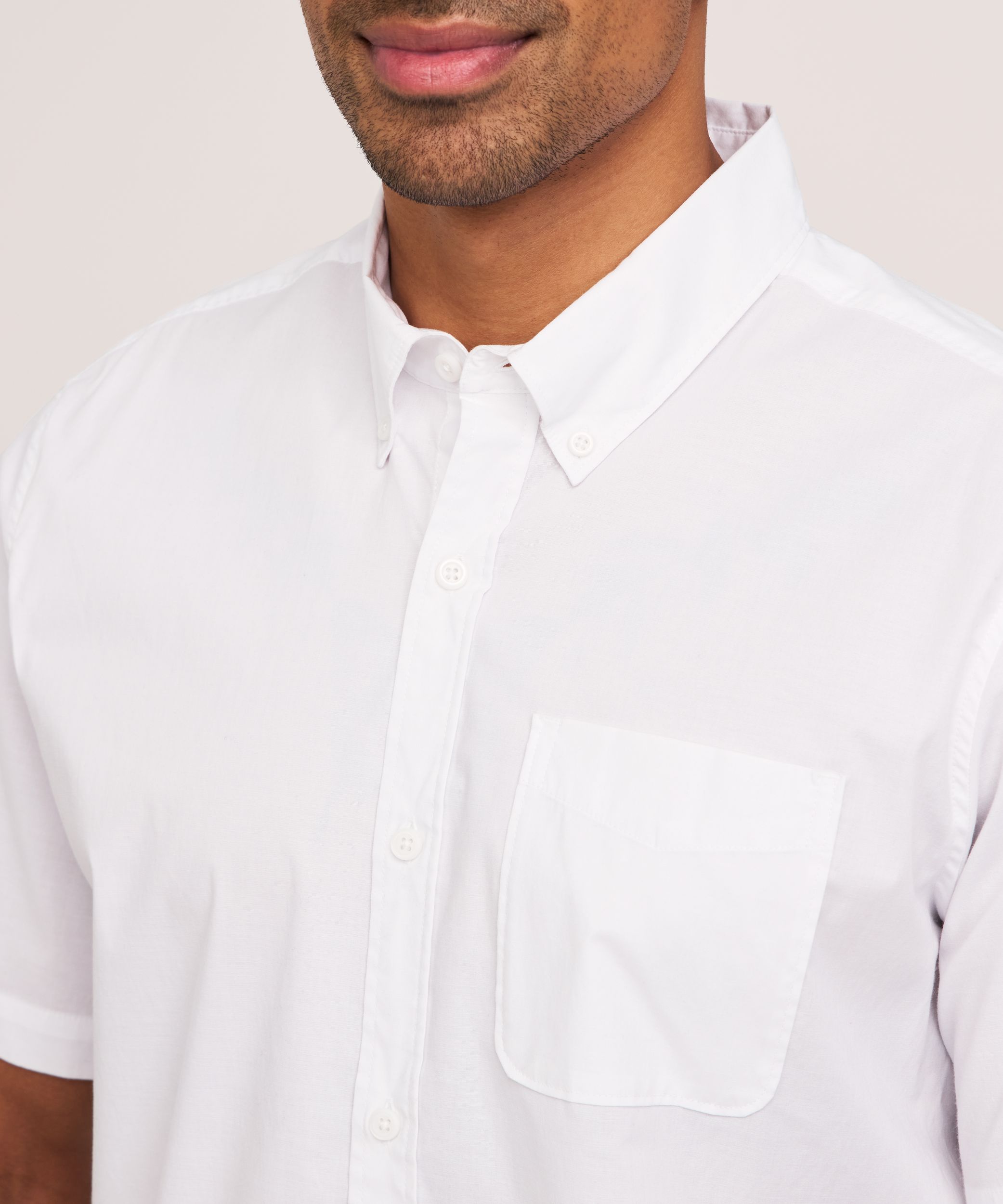 Denver Hayes Men's Short Sleeve Casual Sport Shirt