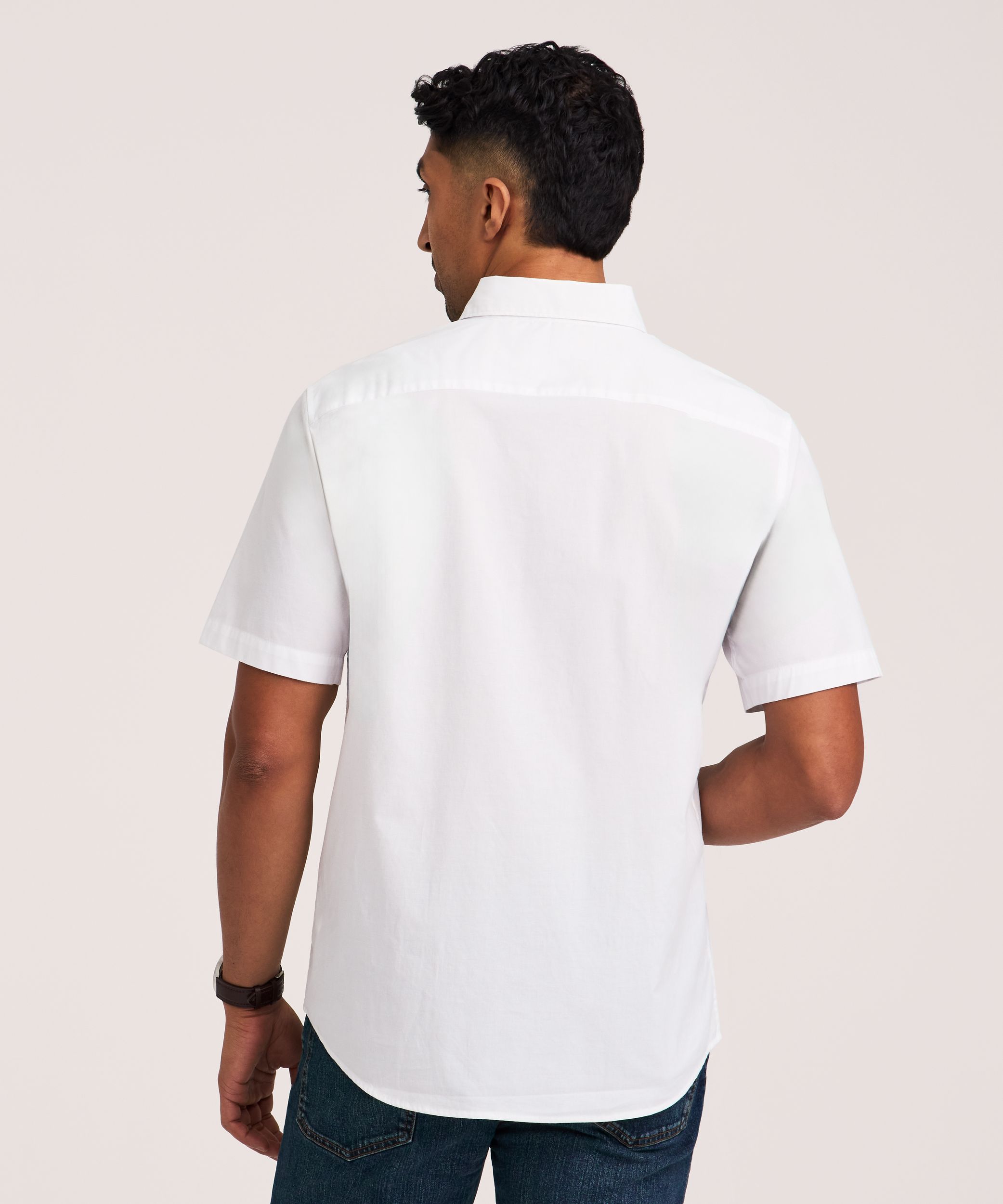 Denver Hayes Men's Short Sleeve Casual Sport Shirt