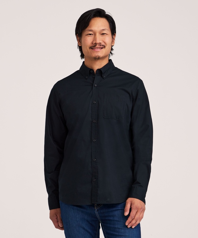 Denver Hayes Men's Long Sleeve Casual Sport Shirt