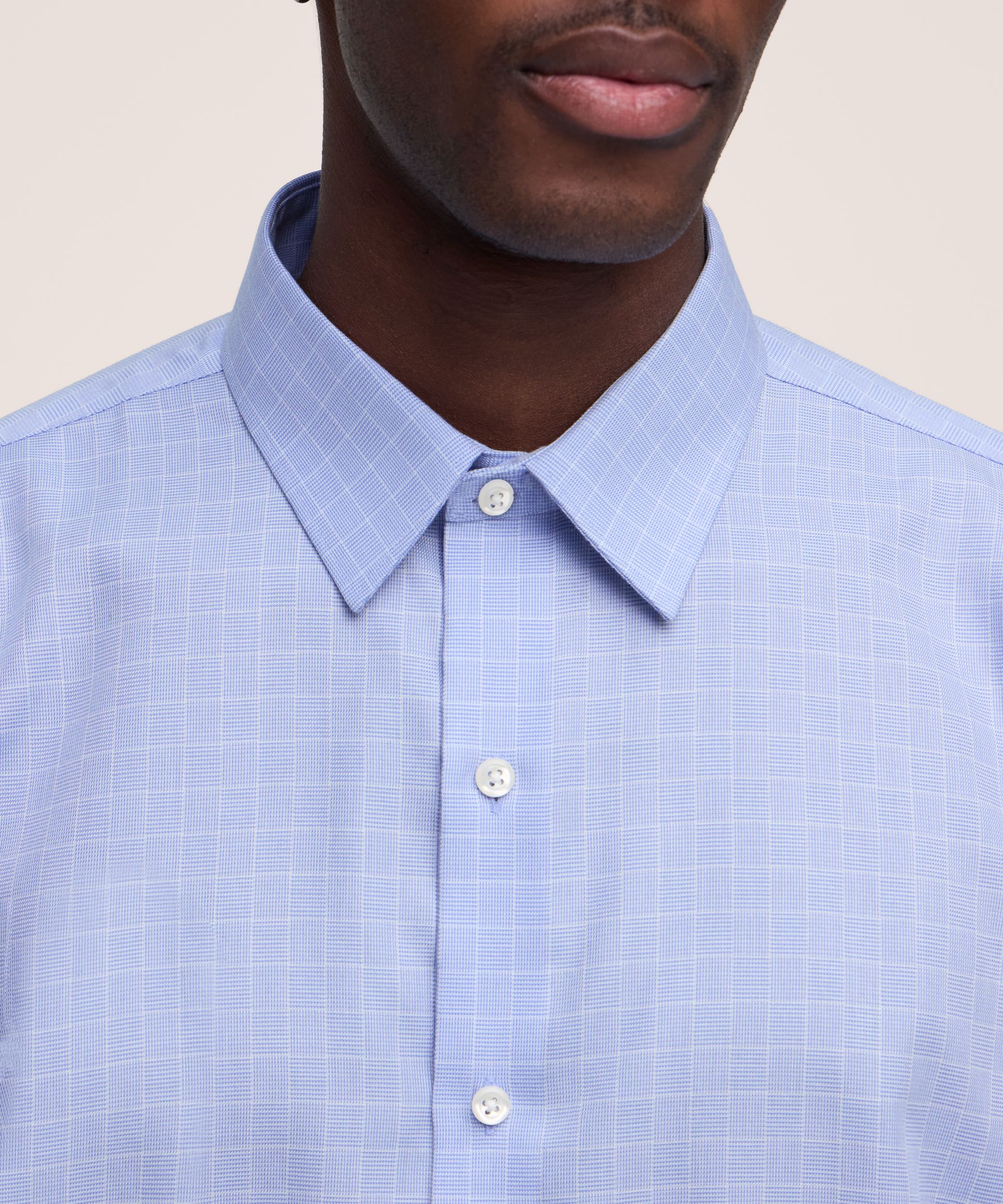 Chemise à manches longues infroissable pour hommes, Non Iron Essential, Denver Hayes