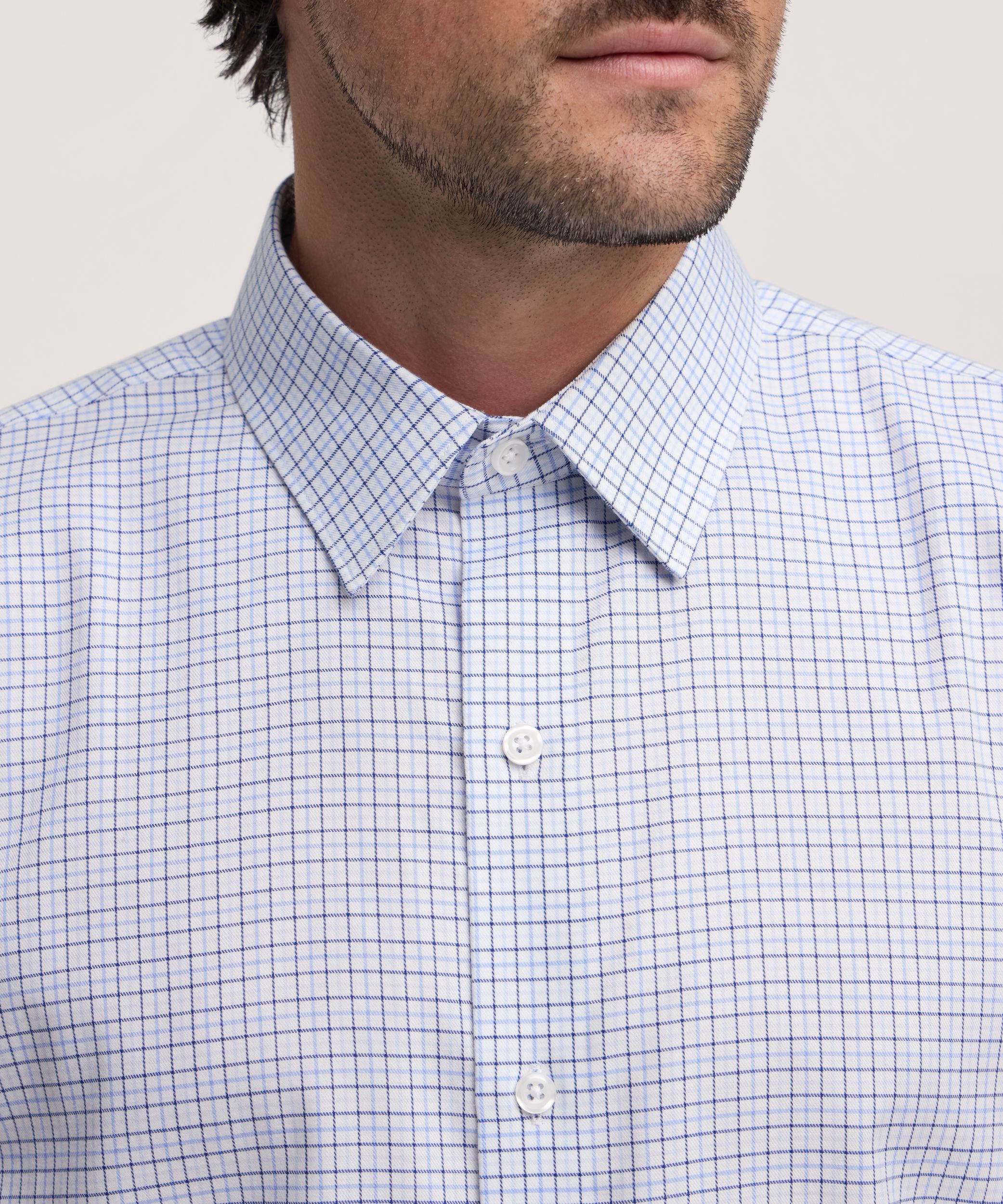 Chemise à manches longues infroissable pour hommes, Non Iron Essential, Denver Hayes