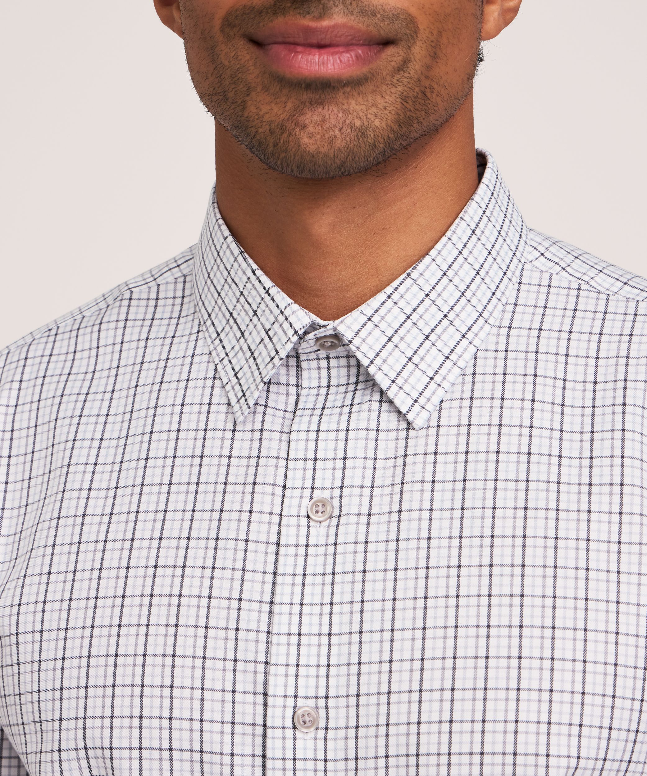 Denver Hayes Men's Long Sleeve Non Iron Essential Shirt