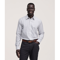 Denver Hayes Men's Long Sleeve Non Iron Essential Shirt