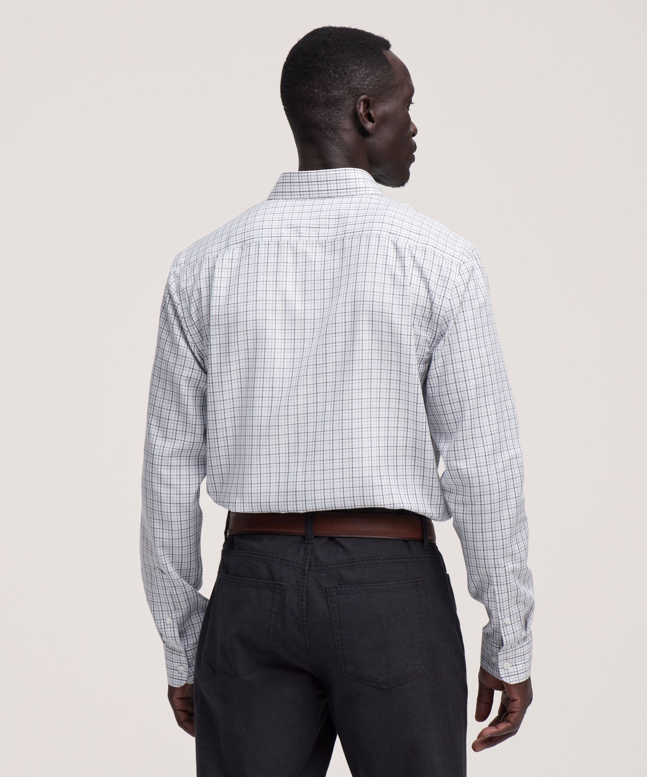 Chemise à manches longues infroissable pour hommes, Non Iron Essential, Denver Hayes