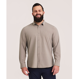 Denver Hayes Men's Long Sleeve Performance Sport Shirt