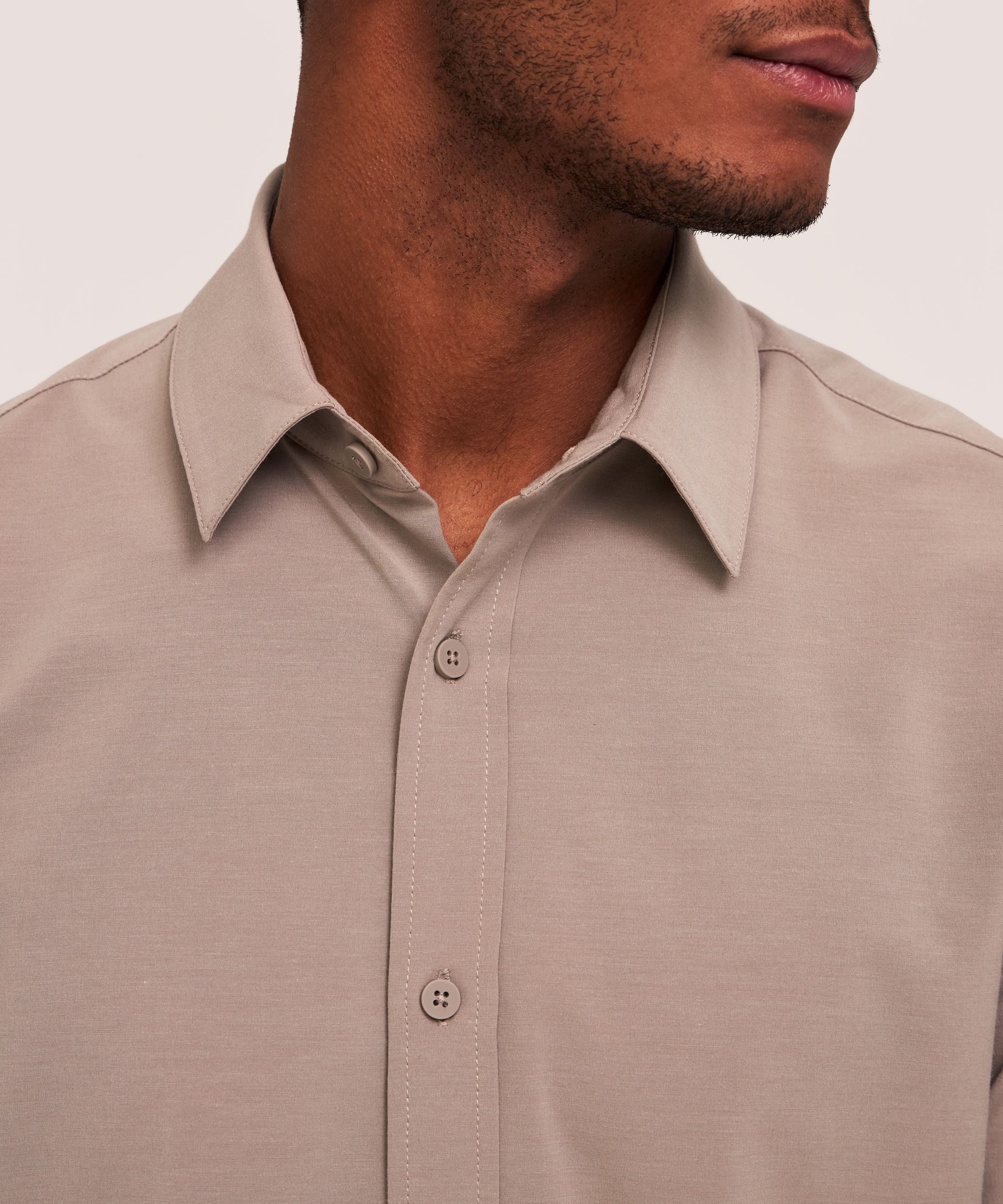 Denver Hayes Men's Long Sleeve Performance Sport Shirt