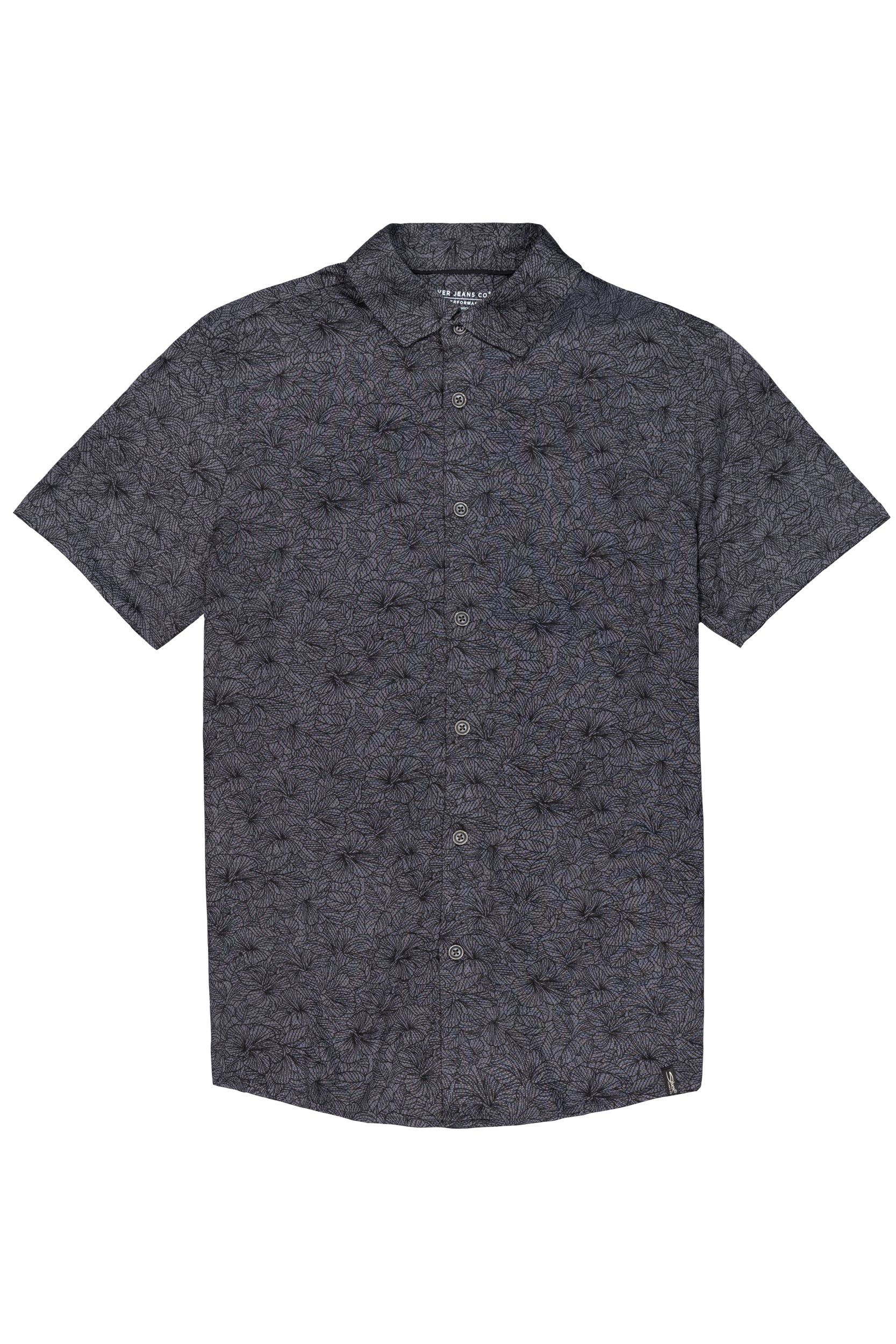 Chemise à manches courtes extensible pour hommes