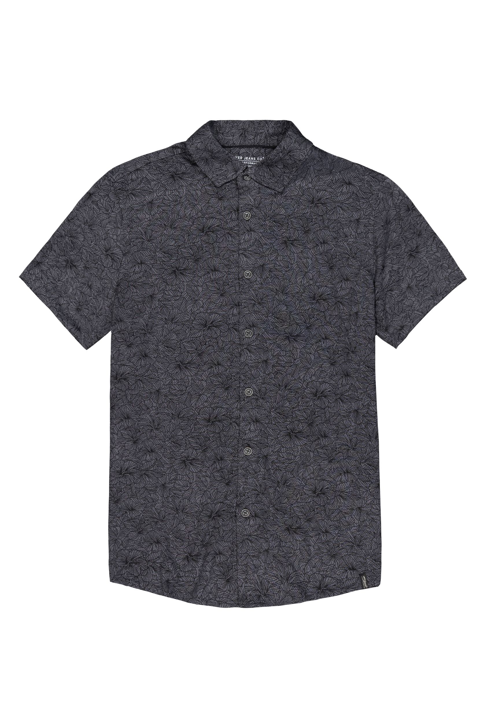 Chemise à manches courtes extensible pour hommes