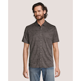 Chemise à manches courtes extensible pour hommes Front_Flat