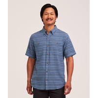 Chemise à manches courtes en mélange de lin, Denver Hayes