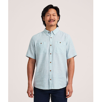 Denver Hayes Short Sleeve Linen Blend Shirt