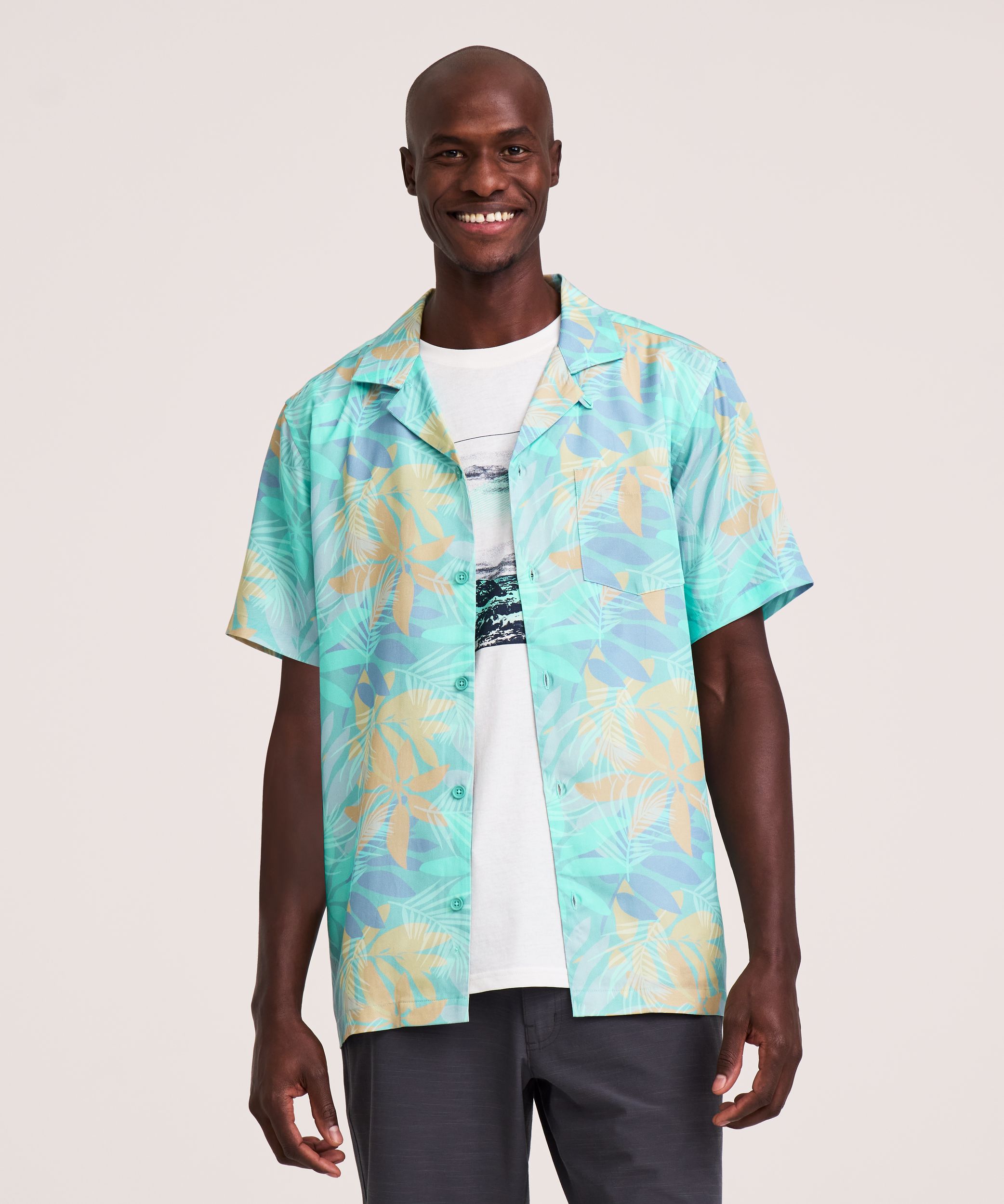 FarWest Men's Short Sleeve AOP Shirt