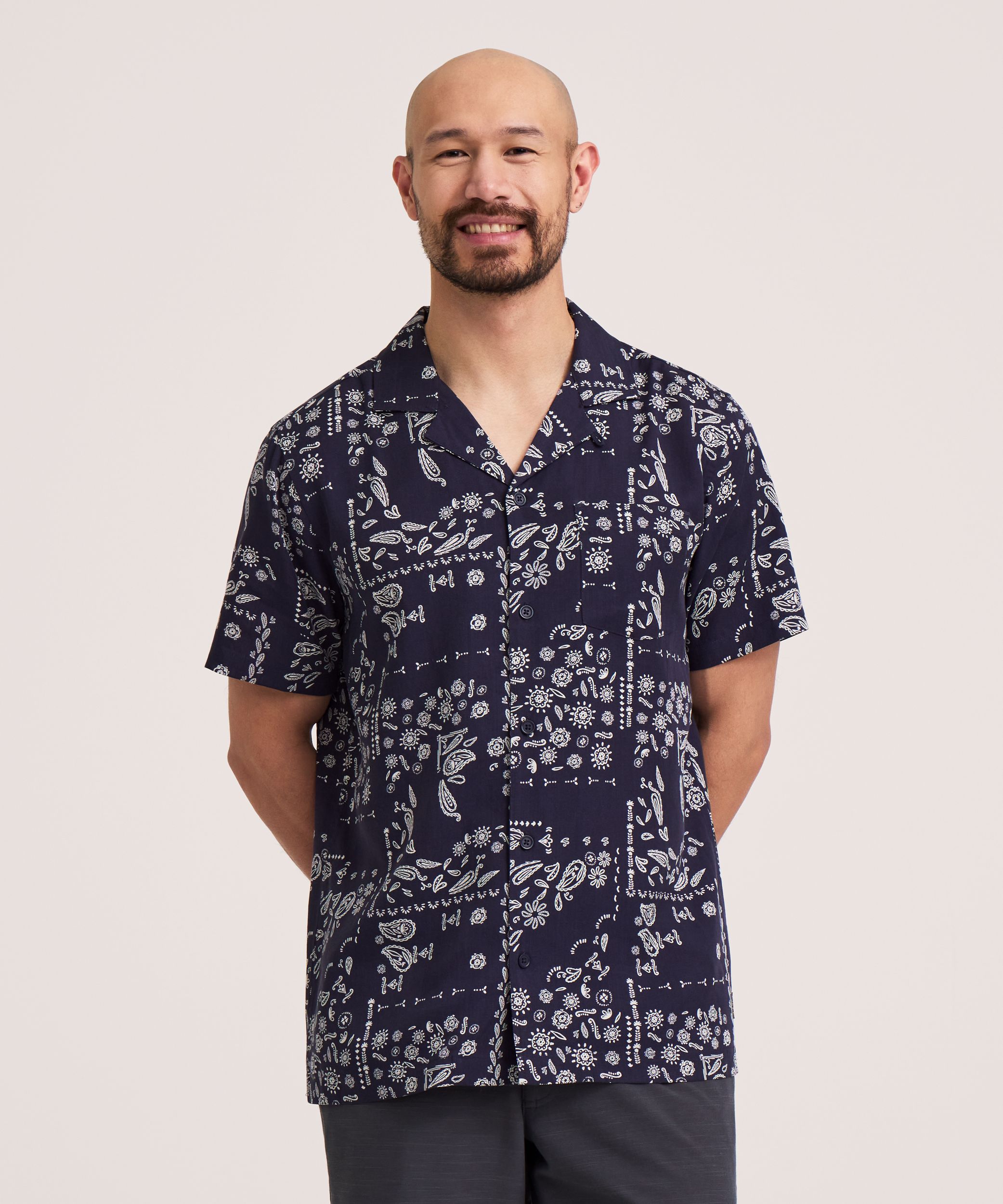 FarWest Men's Short Sleeve AOP Shirt