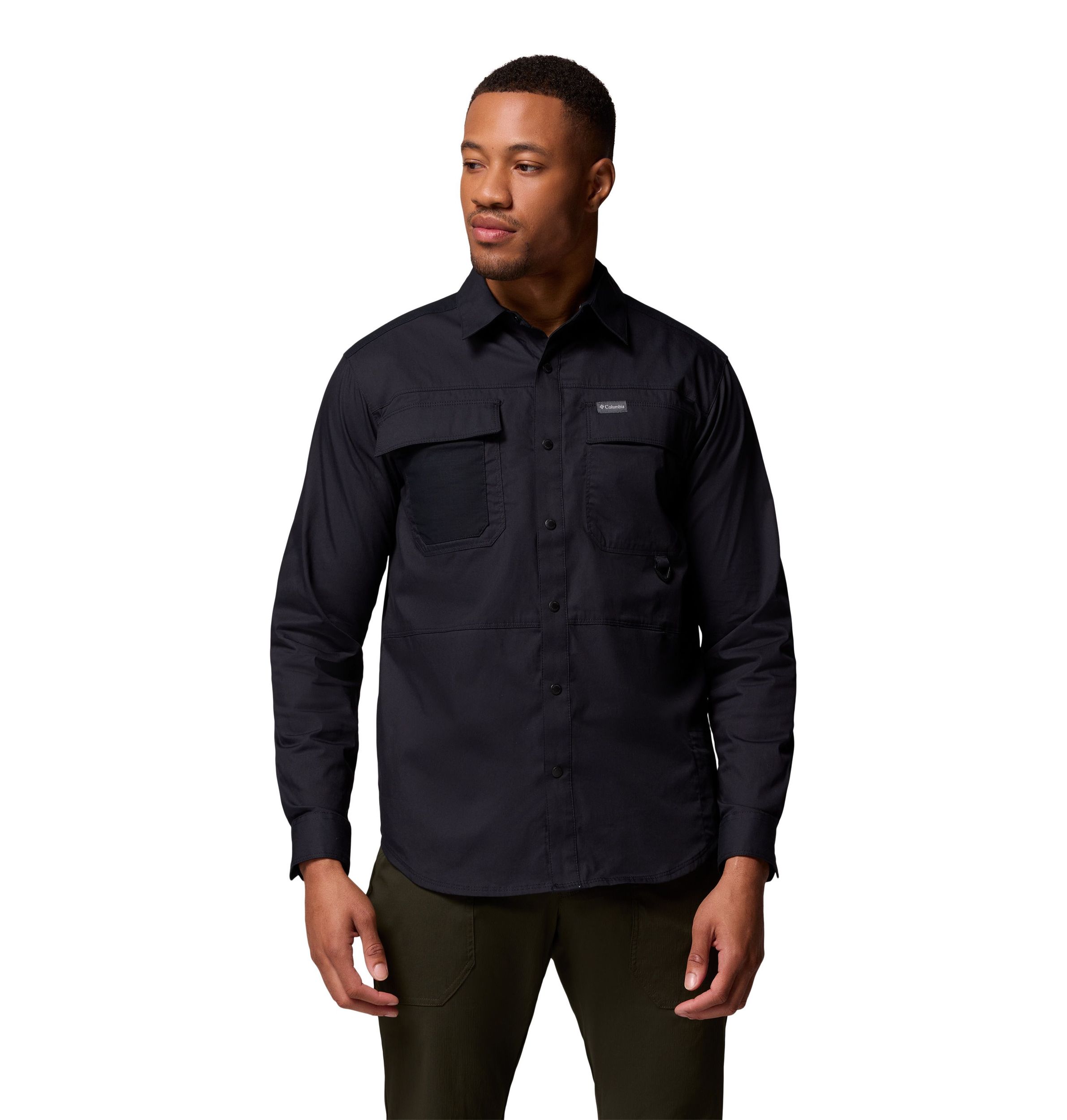 Chemise en sergé à manches longues pour hommes, Landroamer, Columbia