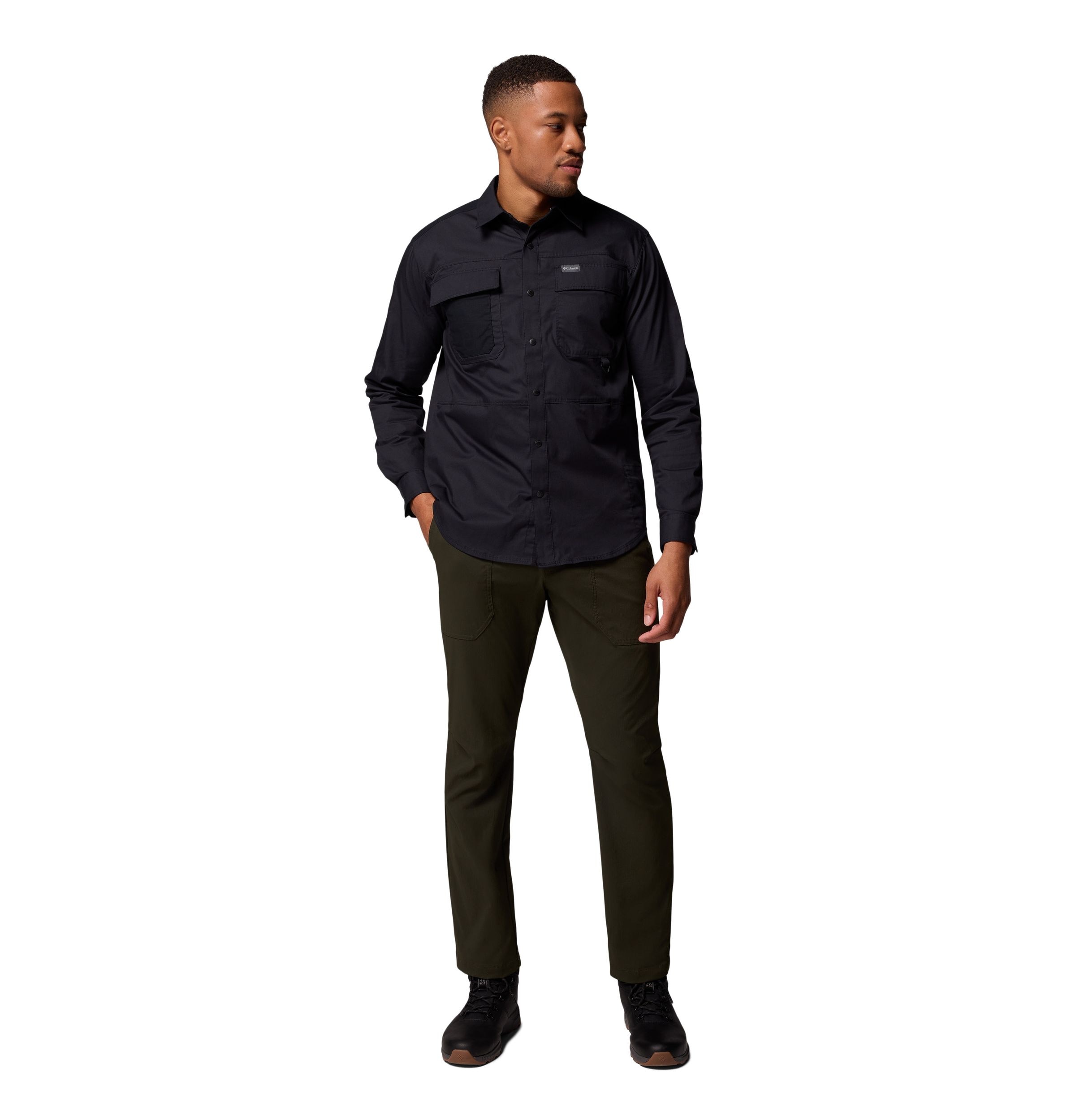 Chemise en sergé à manches longues pour hommes, Landroamer, Columbia