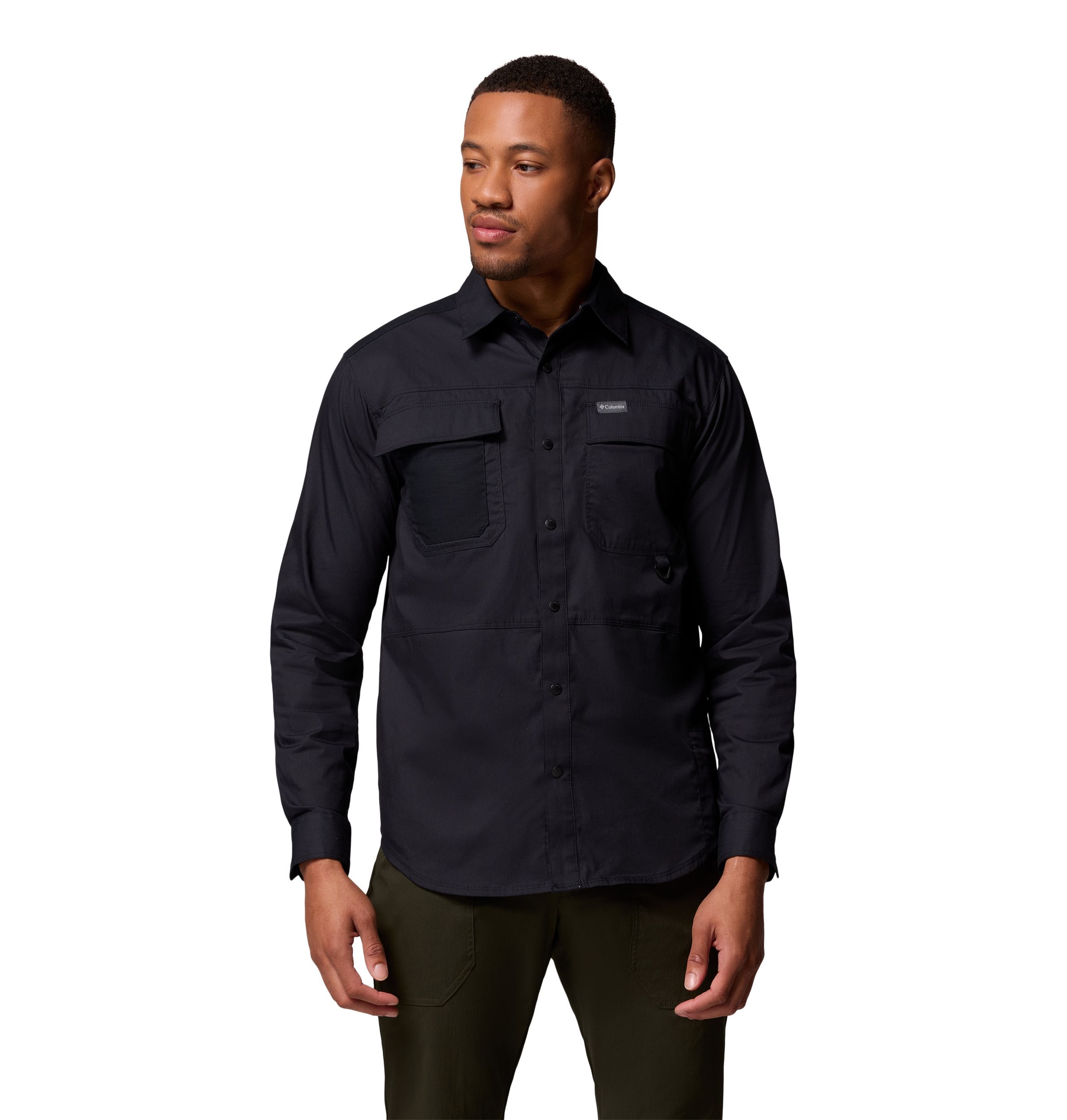 Chemise en sergé à manches longues pour hommes, Landroamer, Columbia