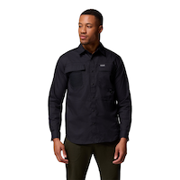 Chemise en sergé à manches longues pour hommes, Landroamer, Columbia Front_Flat