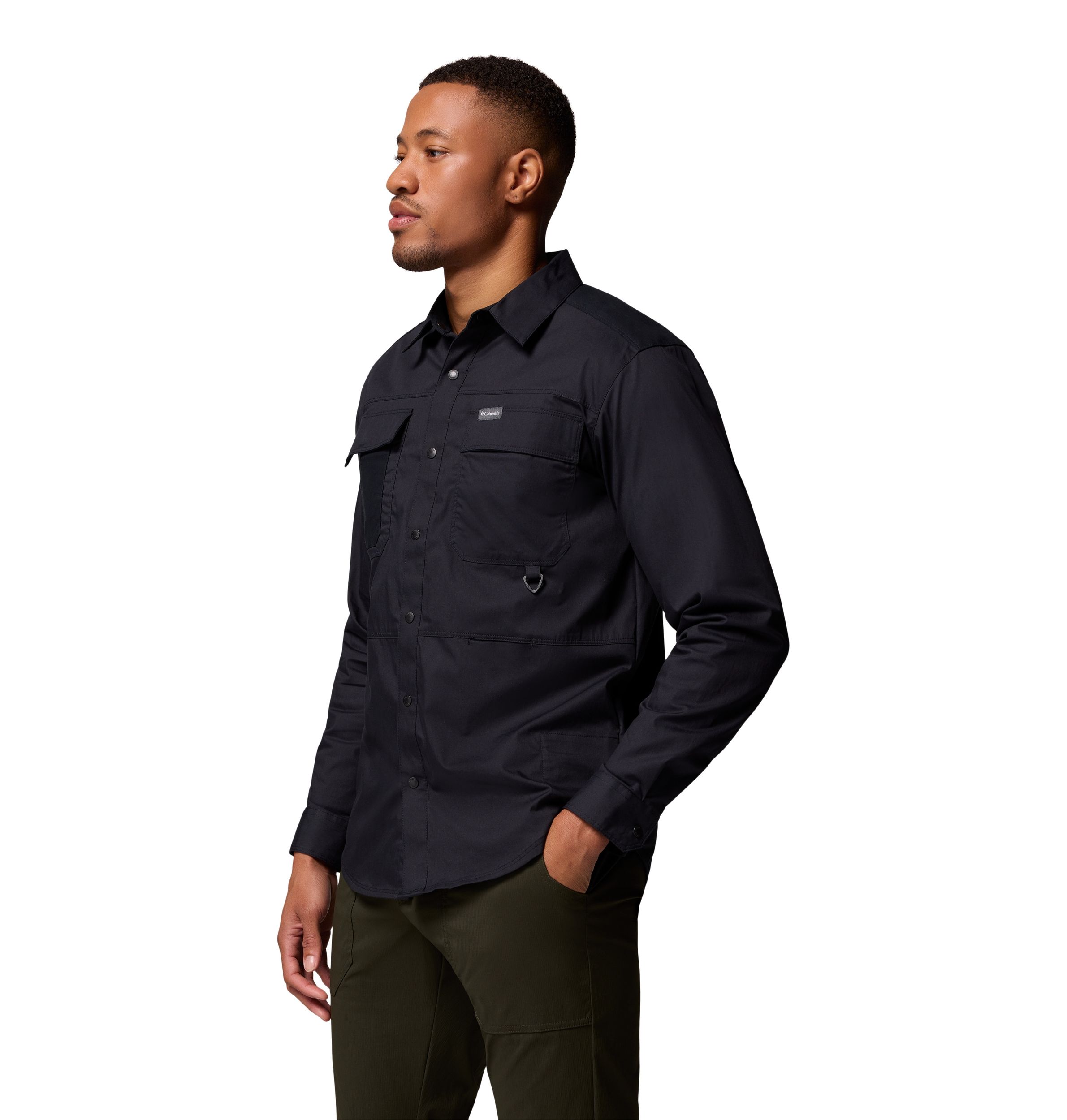 Chemise en sergé à manches longues pour hommes, Landroamer, Columbia