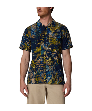 Columbia Men's Tech Trail Utility Printed Short Sleeve Shirt
