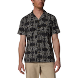 Columbia Men's Utilizer Camp Collar Print Short Sleeve Shirt Front_Flat