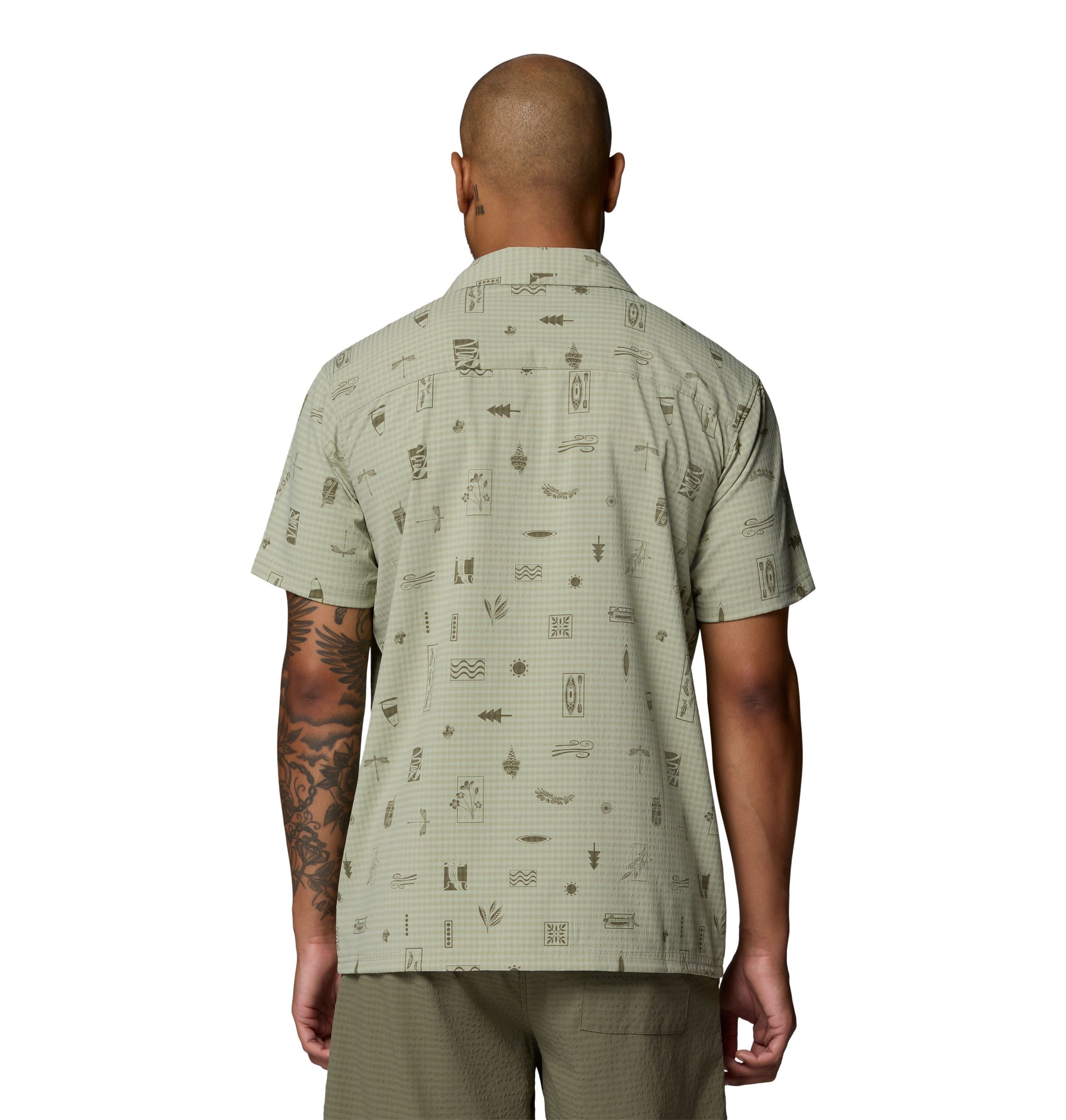 Columbia Men's Utilizer Camp Collar Print Short Sleeve Shirt
