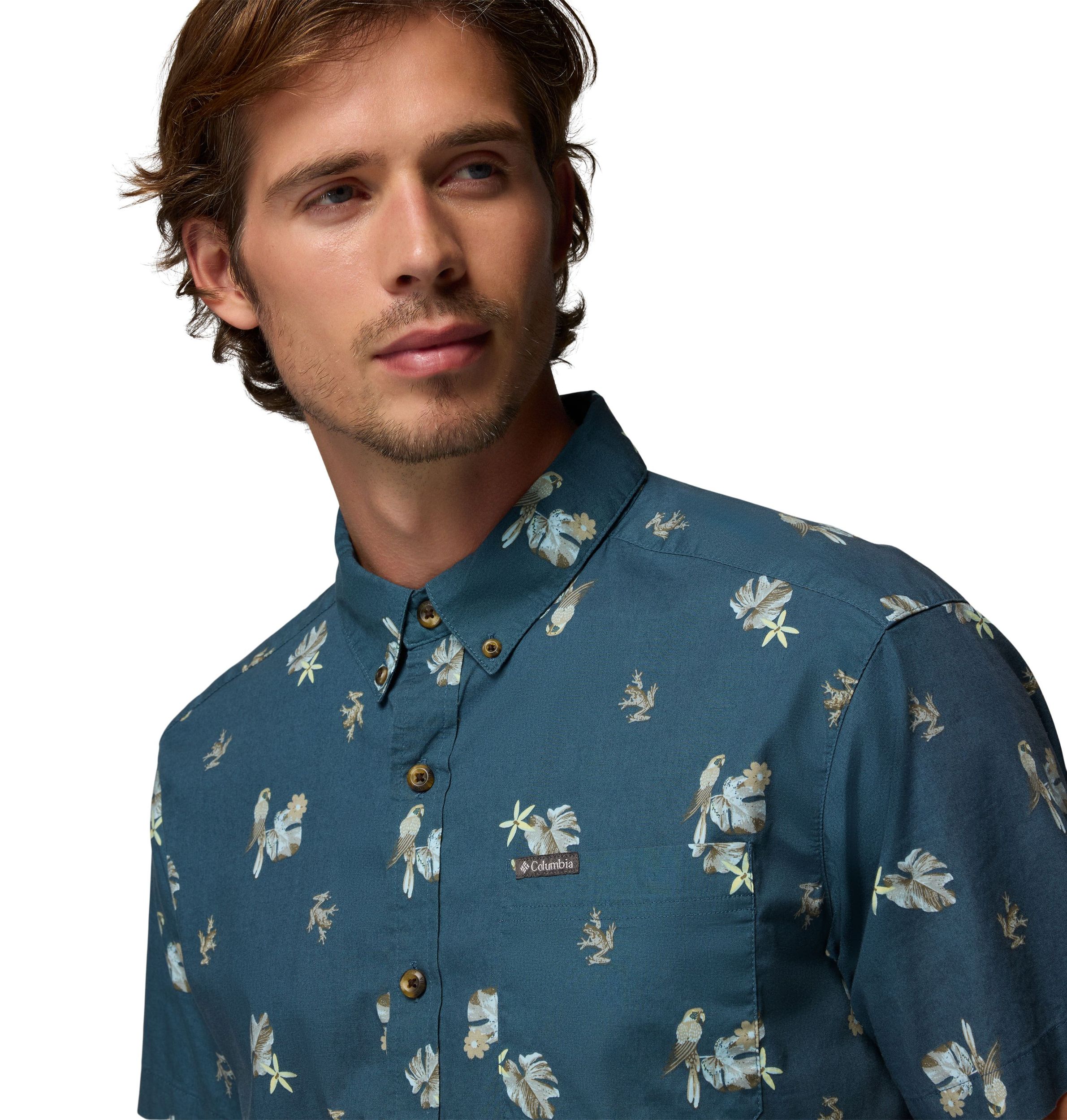 Chemise imprimée pour hommes, Rapid River, Columbia