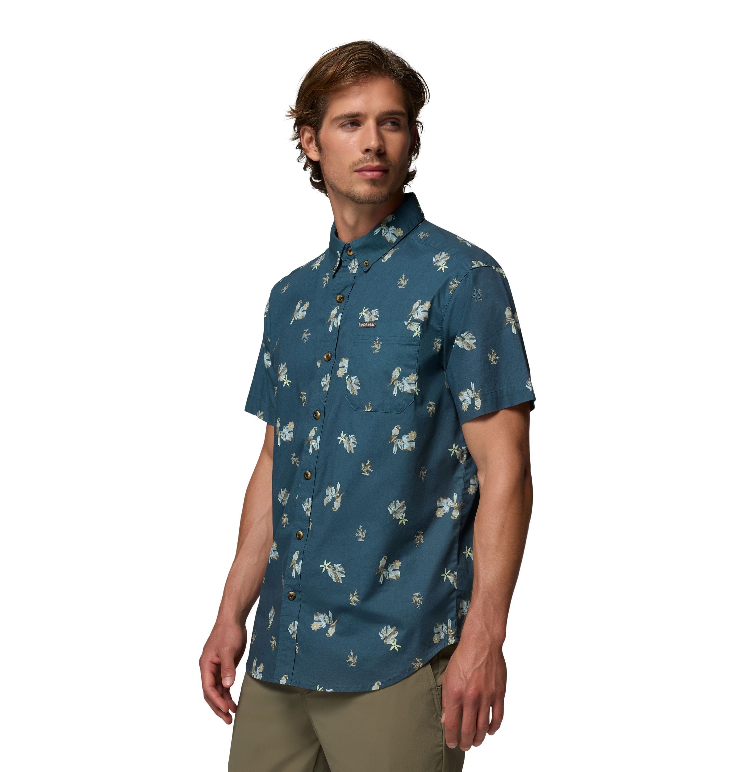 Chemise imprimée pour hommes, Rapid River, Columbia