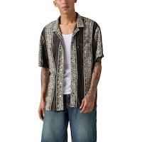 Levi's Men's Short Sleeve Classic Camper Camp Shirt Front_Angled_Left