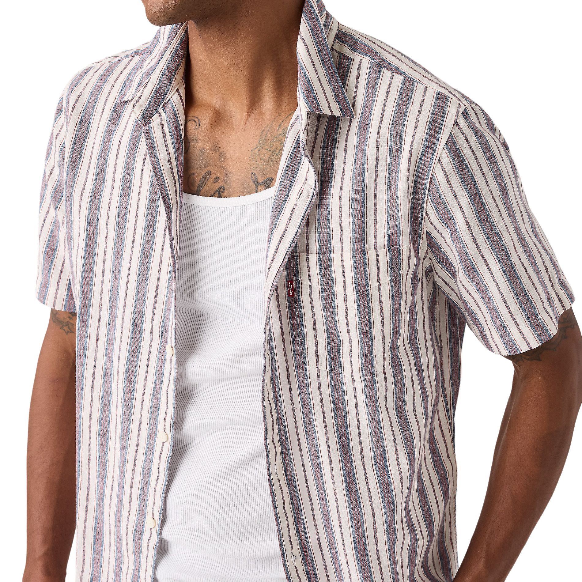Chemise classique à manches courtes et à une poche pour hommes, Levi's