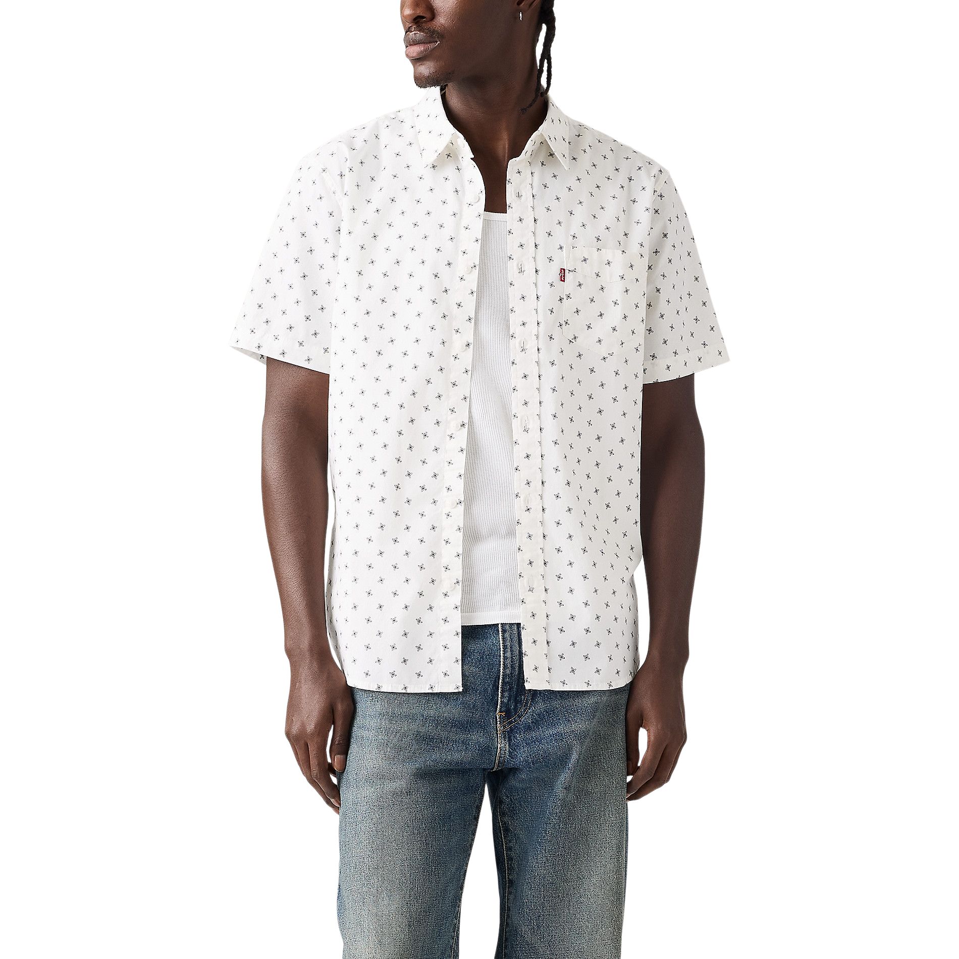 Chemise classique à manches courtes et à une poche pour hommes, Levi’s