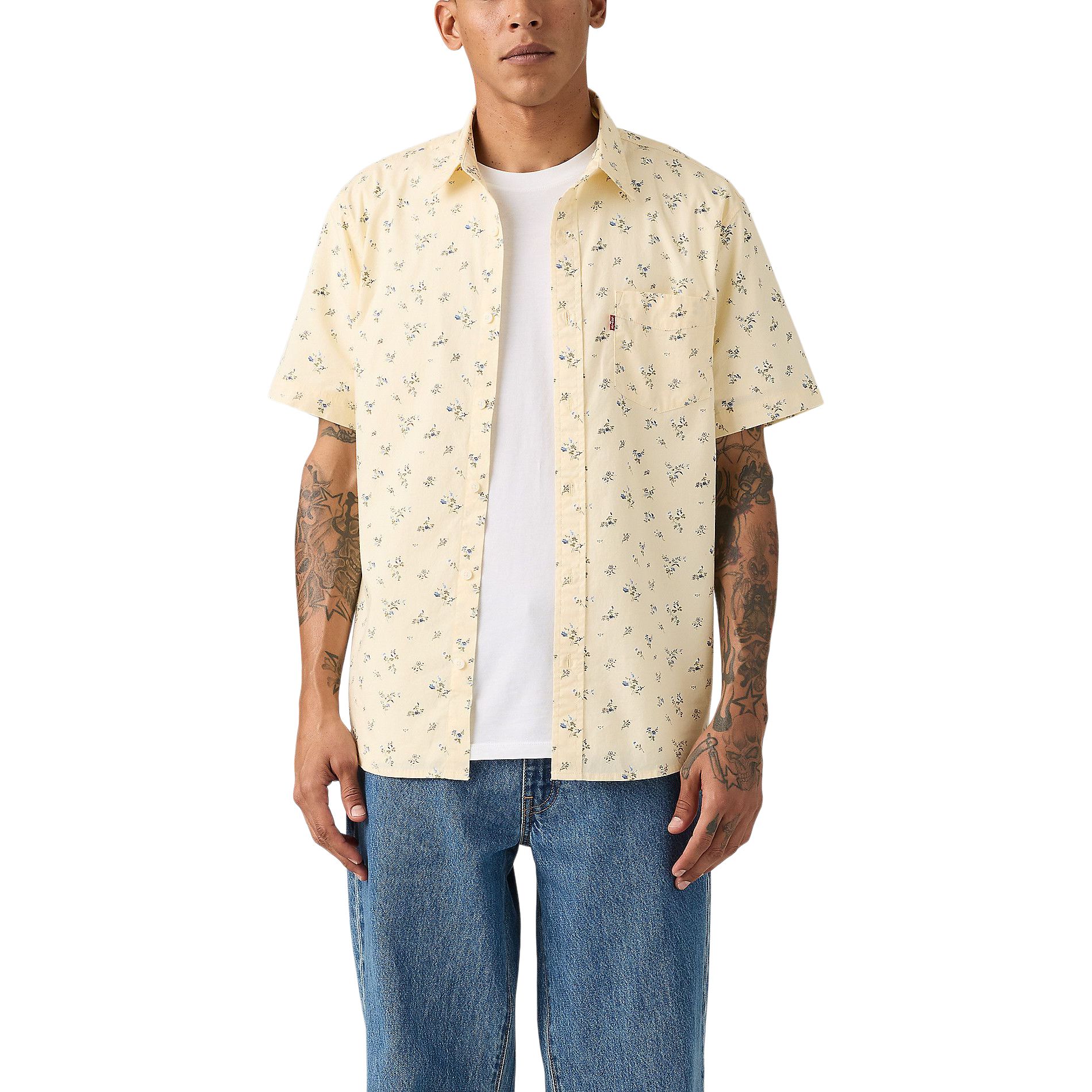 Chemise classique à manches courtes et à une poche pour hommes, Levi's