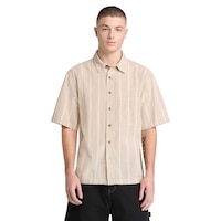 Timberland Men's Lightweight Short Sleeve Shirt Front_Flat
