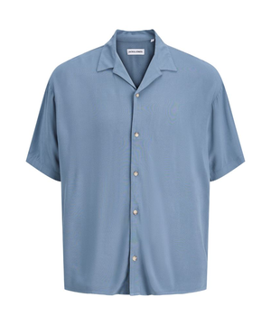 Jack & Jones Men's Jeff Resort Solid Short Sleeve Shirt