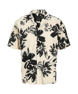 Jack & Jones Men's Avenice Resort Print Shirt