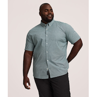 Denver Hayes Men's Short Sleeve Casual Sport Shirt