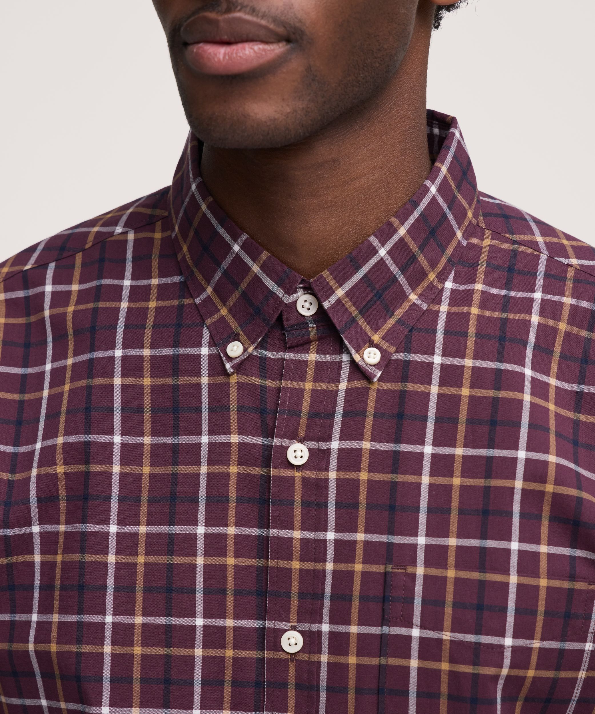 Denver Hayes Men's Long Sleeve Casual Sport Shirt