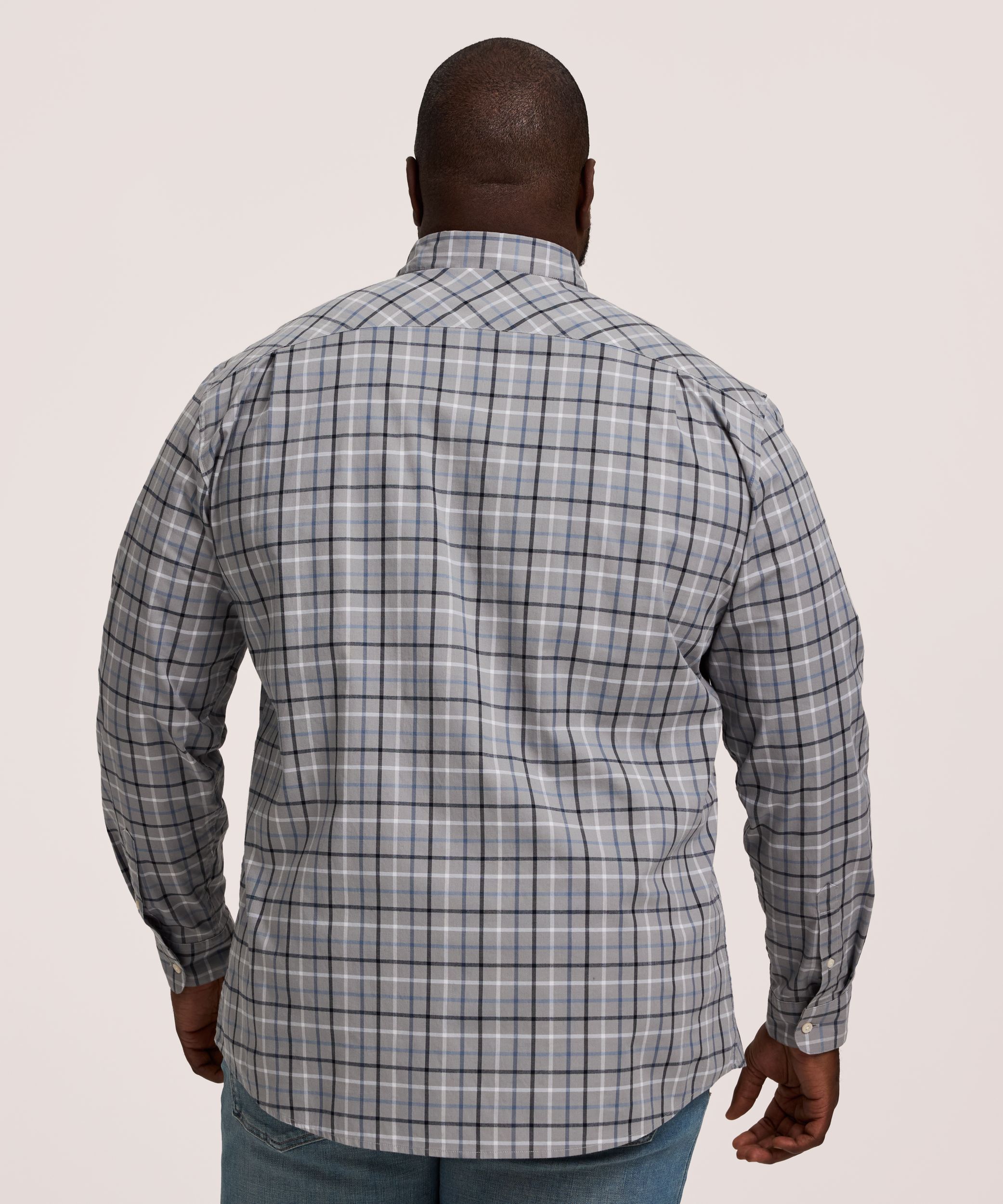 Denver Hayes Men's Long Sleeve Casual Sport Shirt