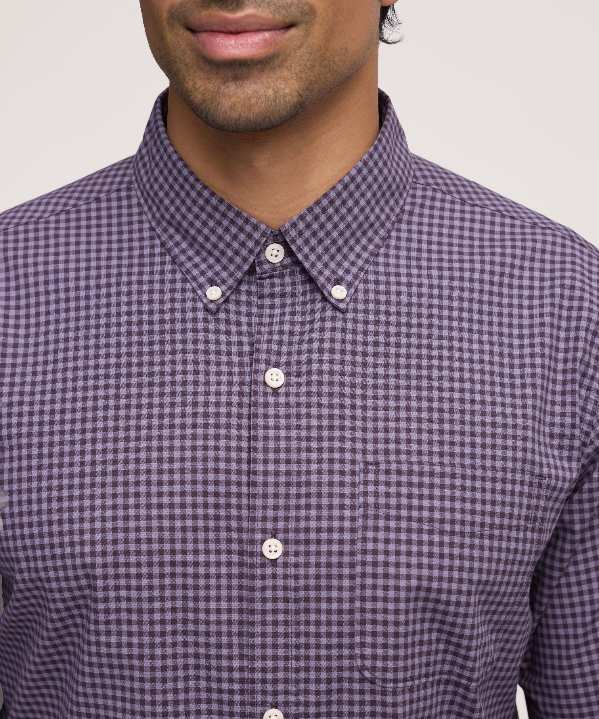 Denver Hayes Men's Long Sleeve Casual Sport Shirt