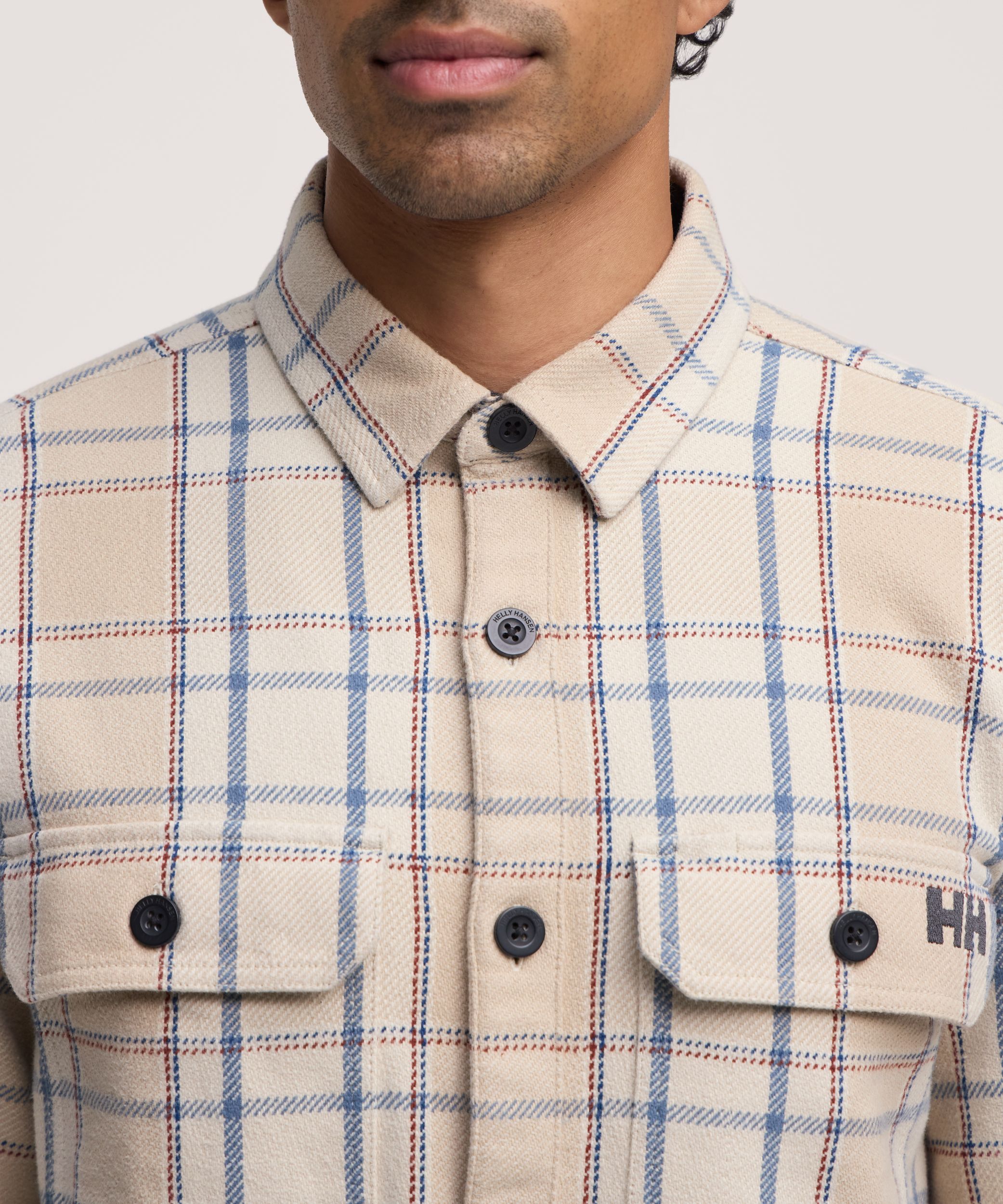 Chemise en flanelle épaisse pour hommes, CPO Drammen, Helly Hansen
