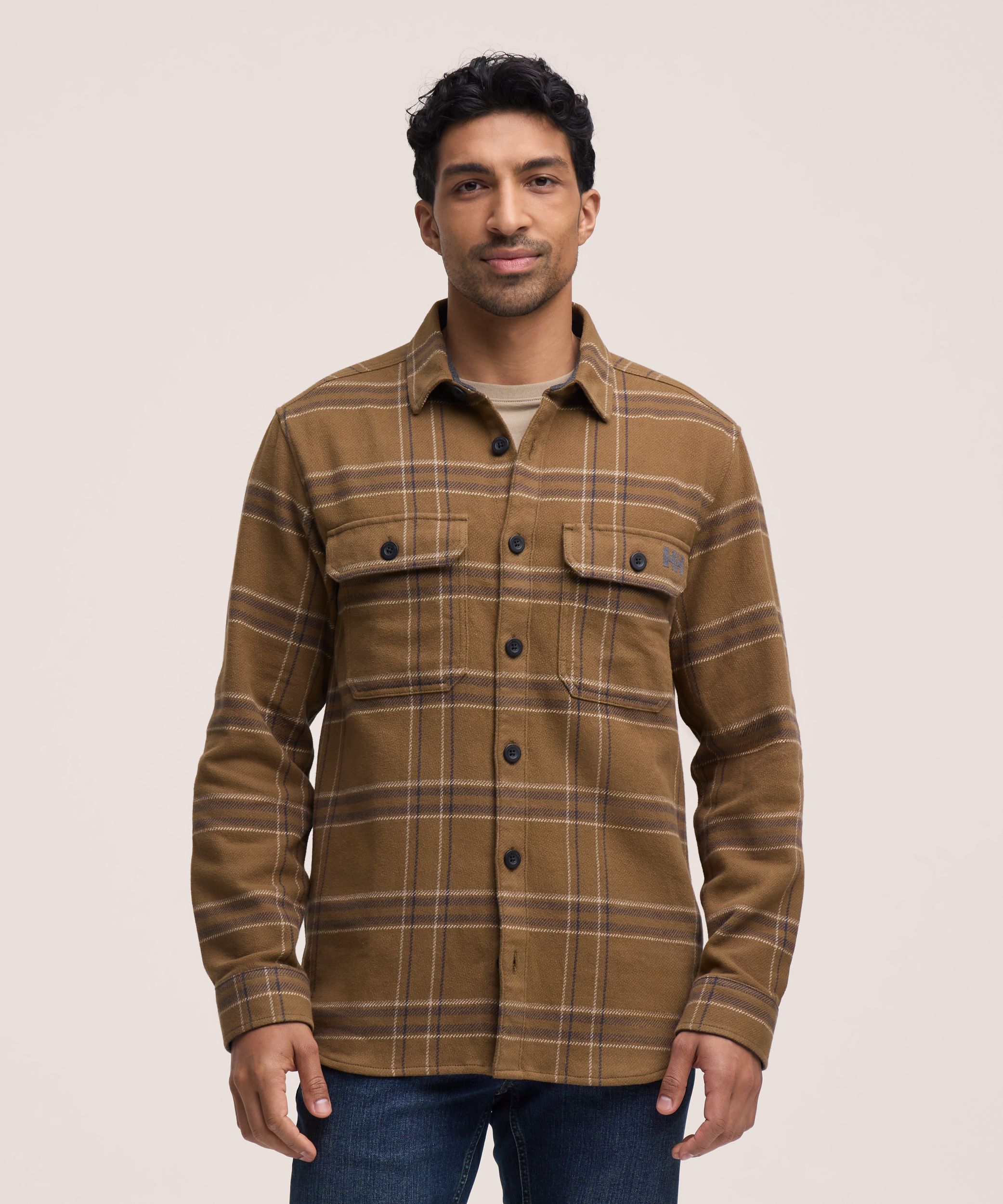 Chemise en flanelle épaisse pour hommes, CPO Drammen, Helly Hansen