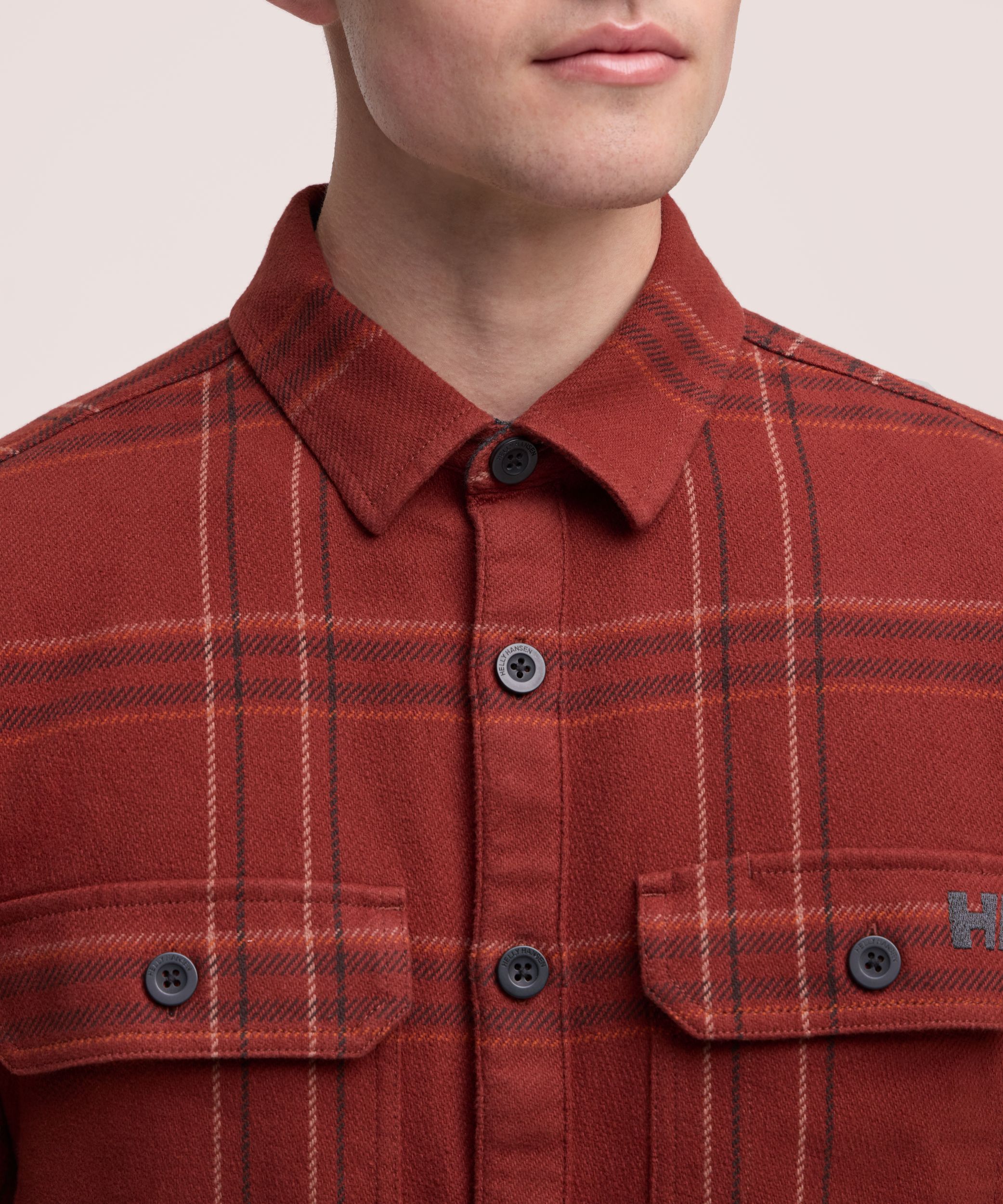 Chemise homme en flanelle épaisse, Drammen, Helly Hansen