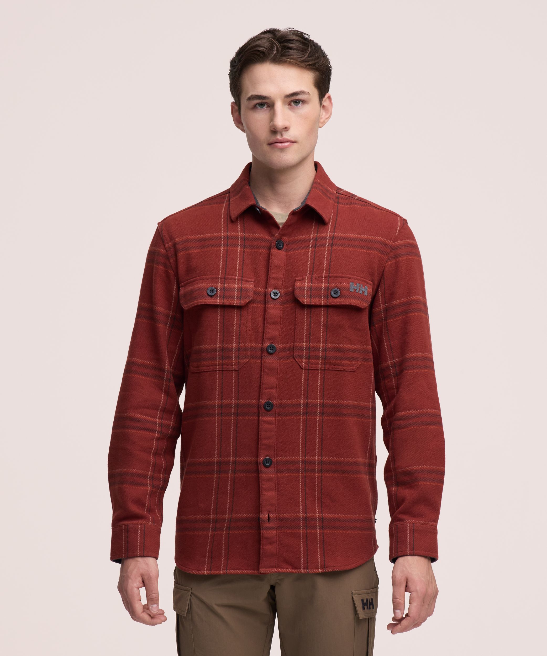 Chemise homme en flanelle épaisse, Drammen, Helly Hansen