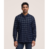 Chemise en velours côtelé à fines côtes extensible pour hommes, Denver Hayes