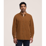 Denver Hayes Men's Stretch Pinwale Corduroy Shirt