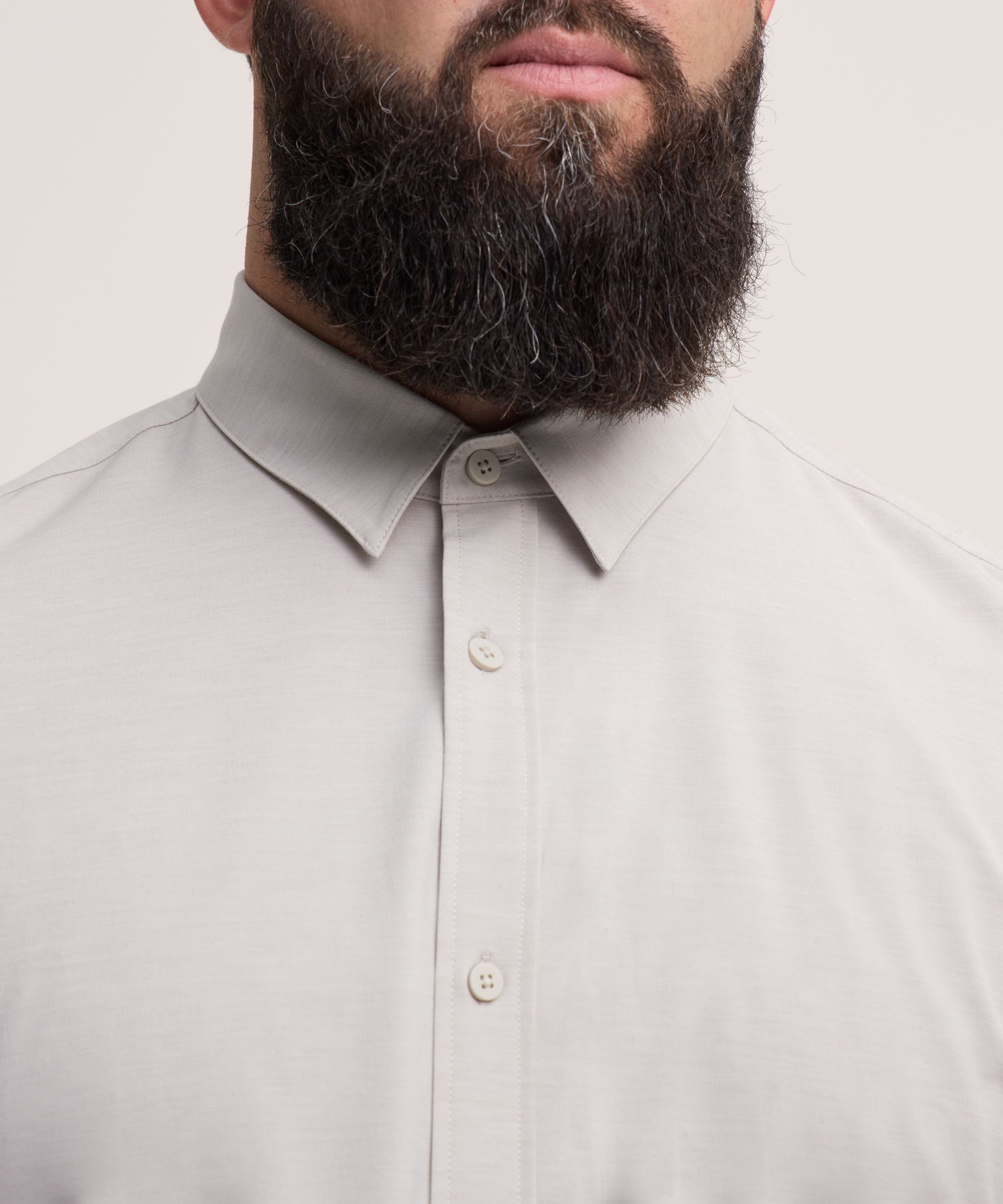 Chemise Oxford extensible à manches courtes de première qualité pour hommes, Denver Hayes